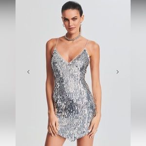 COPY - Retrofete Sirena Feather Sequin Dress
